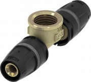 Тройник TECE TECElogo-Push с внутренней резьбой 25xRp 3/4''x25 латунь/PPSU 8610404