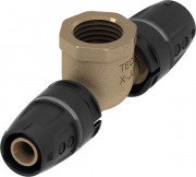 Тройник TECE TECElogo-Push с внутренней резьбой 50хRp 1 1/4''х50 бронза/кремниевая бронза 8713407