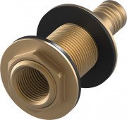 Сквозное угловое присоединение фланцевое TECElogo-Push с крепежными гайками 3/4'' 16хRp 1/2'' бронза/кремниевая бронза 8723012