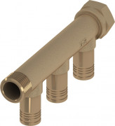 Колектор універсальний TECE TECElogo R 3/4''x Rp 3/4'' 2 контури x 20 бронза/кремнієва бронза 8733002