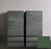 Шафка для ванної підвісна Kolpa San Alexis A 1011 450x1010x320 мм МДФ зелена 547310