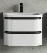 Тумба с раковиной Kolpa San Vittoria OUV 60 600x500x472 мм МДФ белый 546180