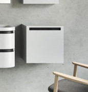 Шафка для ванної підвісна Kolpa San Vittoria OV 45 450x450x325 мм МДФ біла 546240