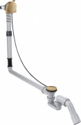Злив-перелив для ванни Hansgrohe Axor Exafill S із наповненням шліфована бронза 58317140
