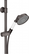 Ручной душ на штанге Hansgrohe Axor Montreux Ø100 мм 1 режим шлифованный черный хром 27982340