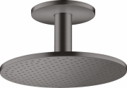 Верхній душ Hansgrohe Axor ShowerSolutions Ø300 мм 2 режими зі стельовим тримачем шліфований чорний хром 35304340