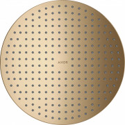 Верхний душ Hansgrohe Axor ShowerSolutions Ø300 мм 1 режим потолочный монтаж шлифованная бронза 35302140
