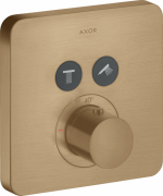 Термостат скрытого монтажа Hansgrohe Axor ShowerSolutions 2 потребителя шлифованная бронза 36707140