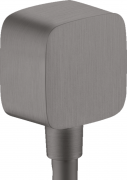 Шланговое подсоединение Hansgrohe Axor ShowerSolutions шлифованный черный хром 36731340
