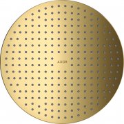 Верхний душ Hansgrohe Axor ShowerSolutions Ø300 мм 2 режима потолочный монтаж полированное золото 35305990