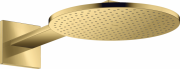 Верхній душ Hansgrohe Axor ShowerSolutions Ø300 мм 1 режим із тримачем поліроване золото 35300990