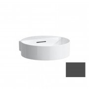 Міні-раковина для ванної Laufen Val 40х42,5 см без отворів під змішувач кераміка графіт матовий H8112817581091