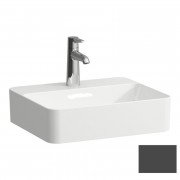 Раковина для ванної Laufen Val 45х38 см з 1 отвором без переливу кераміка графіт матовий H8122807581111