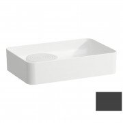 Раковина для ванної Laufen Val 55х36 см без отворів без переливу кераміка графіт матовий H8122827581121