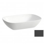 Раковина для ванної Laufen Ino 50х36 см без переливу кераміка графіт матовий H8123027581121