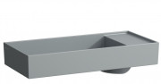 Раковина для ванної Laufen Kartell 75х35 см без отворів під змішувач кераміка графіт матовий H8123327581121