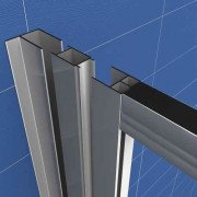 Профіль компенсуючий Kolpa San K-25 для TV2D/S,TS Pulsar 200 см срібло 513050