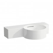 Міні-раковина для ванної Laufen Val 55х31,5 см без отворів підрізається кераміка білий H8152840008131