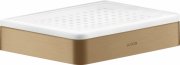 Мильниця для ванної Hansgrohe Axor Universal Softsquare метал/кераміка шліфована бронза 42803140