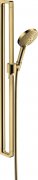 Ручний душ на штанзі Hansgrohe Axor Citterio E Ø120 мм 3 режими поліроване золото 36735990