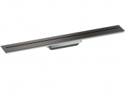 Жолоб водостічний Hansgrohe Axor Drain 800 мм для настінного монтажу шліфований чорний хром 42526340