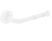 Тримач для туалетного паперу Hansgrohe Axor Universal Circular метал матовий білий 42856700