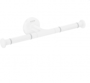 Держатель для туалетной бумаги Hansgrohe Axor Universal Circular двойной металл матовый белый 42857700