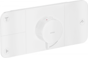 Термостат прихованого монтажу Hansgrohe Axor One 3 споживача матовий білий 45713700