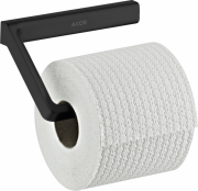 Тримач для туалетного паперу Hansgrohe Axor Universal Softsquare без кришки матовий чорний 42846670