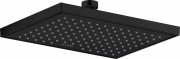 Лейка для верхнего душа Hansgrohe Axor ShowerSolutions 245х185 мм 1-режимная EcoSmart+ матовый черный 35387670