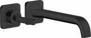 Смеситель для раковины Hansgrohe Axor Citterio E настенный матовый черный 36106670
