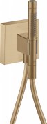 Ручний душ на тримачі Hansgrohe Axor Starck 2-режимний шліфована бронза 12626140