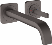 Змішувач для раковини Hansgrohe Axor Citterio E настінний шліфований чорний хром 36106340