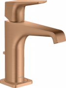 Змішувач для раковини Hansgrohe Axor Citterio E одноважільний з донним клапаном шліфована бронза 36110140