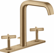Смеситель для раковины Hansgrohe Axor Citterio E с донным клапаном шлифованная бронза 36116140