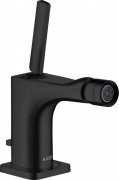 Смеситель для биде Hansgrohe Axor Citterio E с донным клапаном матовый черный 36120670