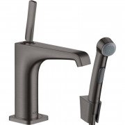 Змішувач для раковини Hansgrohe Axor Citterio E з гігієнічним душем шліфований чорний хром 36130340