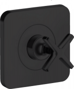 Запірний вентиль прихованого монтажу Hansgrohe Axor Citterio E чорний матовий 36771670