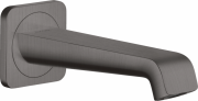 Излив для смесителя в ванной Hansgrohe Axor Citterio E 181 мм шлифованный черный хром 36425340