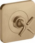 Запорный вентиль скрытого монтажа Hansgrohe Axor Citterio E шлифованная бронза 36771140