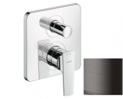 Смеситель скрытого монтажа Hansgrohe Axor Citterio E однорычажный шлифованный черный хром 36455340