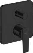 Змішувач прихованого монтажу Hansgrohe Axor Citterio E одноважільний матовий чорний 36455670