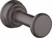 Крючок для ванной Hansgrohe Axor Montreux одинарный шлифованный черный хром 42137340