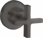 Запірний вентиль прихованого монтажу Hansgrohe Axor Citterio шліфований чорний хром 39965340