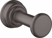Гачок для ванної Hansgrohe Axor Montreux одинарний шліфований чорний хром 42137340