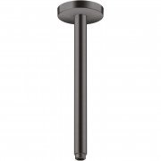 Стельове підключення Hansgrohe Axor ShowerSolutions 300 мм чорний шліфований хром 26433340