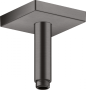 Стельове під'єднання Hansgrohe Axor ShowerSolutions 100 мм чорний шліфований хром 26437340