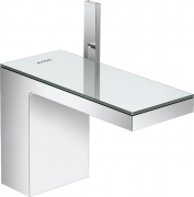 Змішувач для раковини Hansgrohe Axor MyEdition з донним клапаном Push-Open хром/дзеркальне скло 47030000