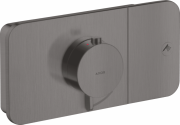 Термостат скрытого монтажа Hansgrohe Axor One 1 потребитель шлифованный черный хром 45711340
