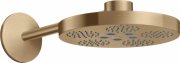 Верхний душ Hansgrohe Axor One Ø280 мм 2 режима с держателем шлифованная бронза 48492140